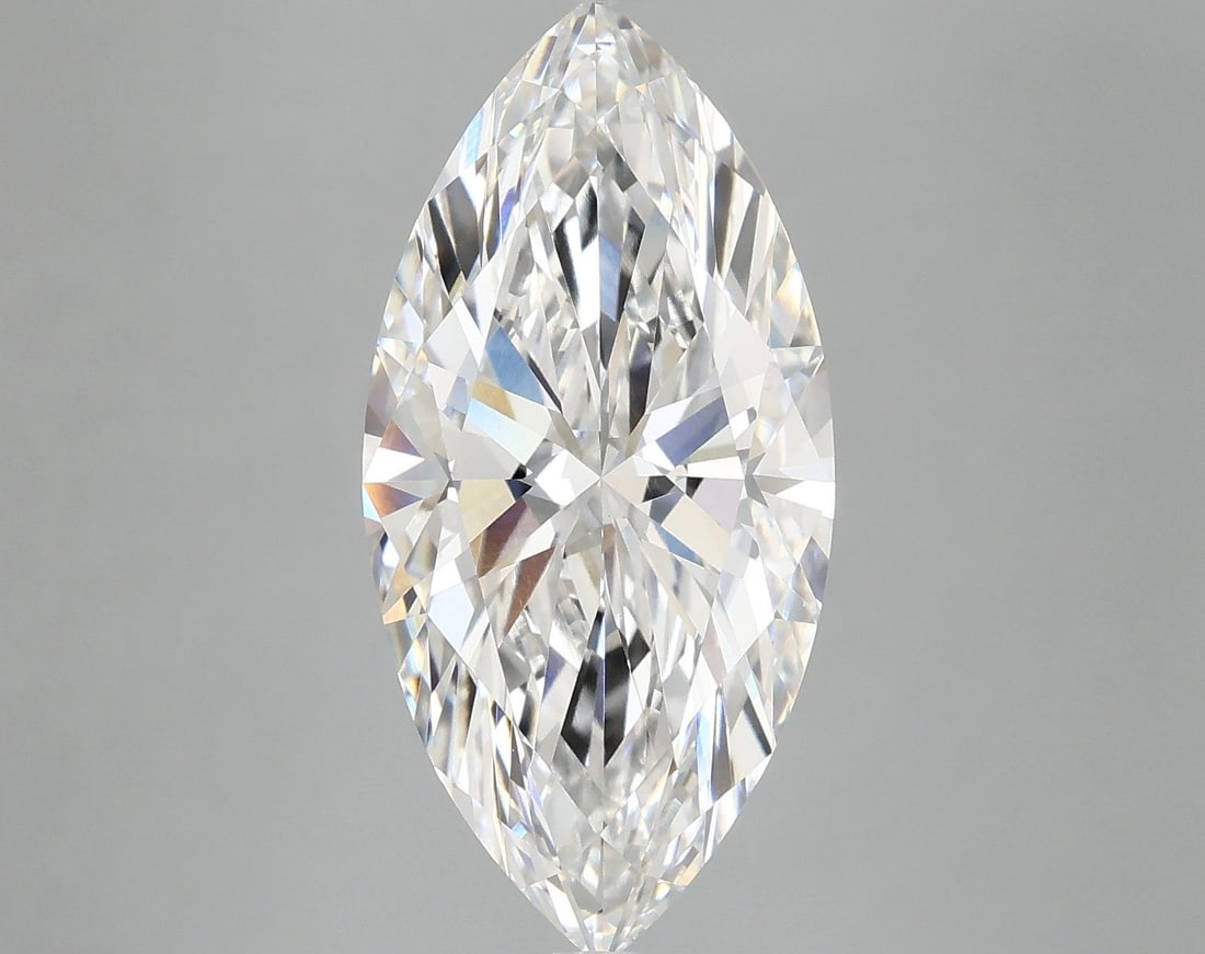 IGI Marquise Diamond, 5.03ct E VVS2, Loose: IGI Marquise Diamond, 5.03ct E VVS2, Loose A rare and exceptional gem, this 5.03ct IGI marquise diamond boasts an impressive E color grade and VVS2 clarity, giving it a brilliant and radiant