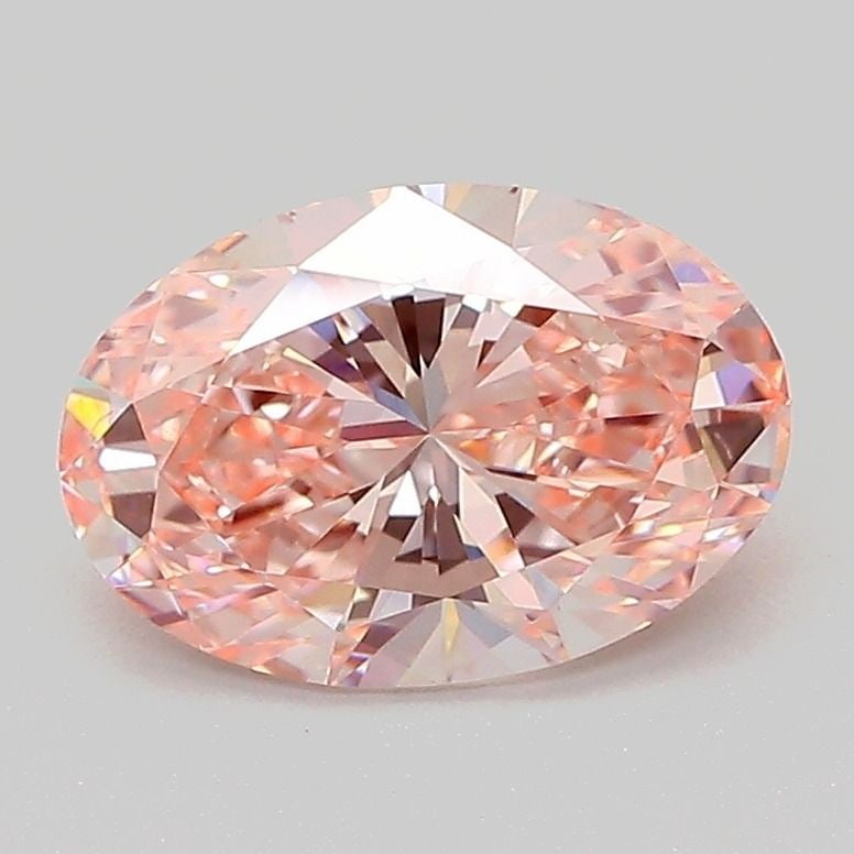 IGI Oval 1.59ct Fancy Intense Pink VVS2 Loose Lab Diamond: IGI Oval 1.59ct Fancy Intense Pink VVS2 Loose Lab Diamond Experience the rare beauty of a Fancy Intense Pink diamond, one of the most coveted colors in the world of gemstones. This exquisite 1.59ct la