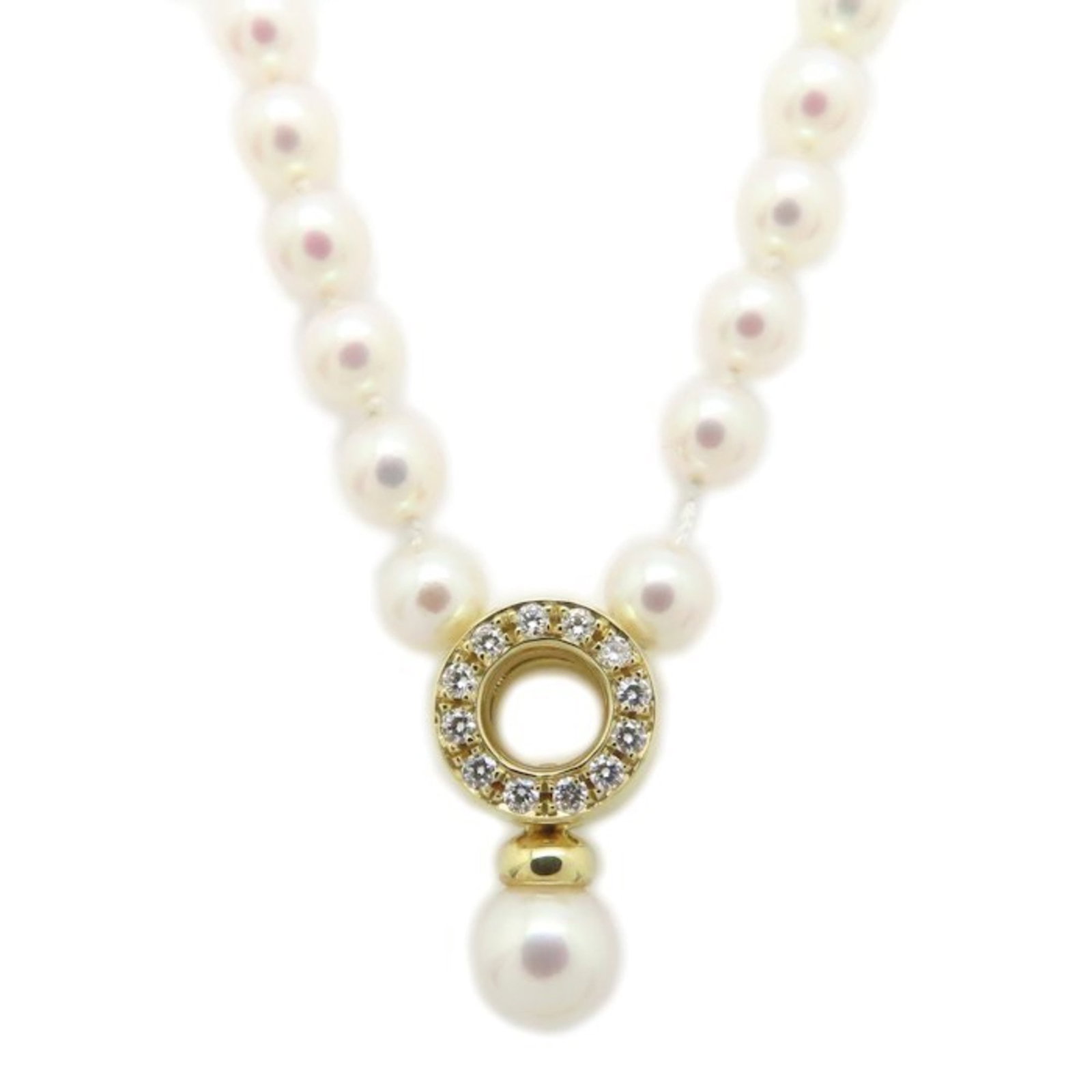 295203 - TIFFANY&Co. Tiffany Door Knock Necklace - Pearl - Diamond - 18K Yellow Gold - Women's: 295203 - TIFFANY&Co. Tiffany Door Knock Necklace - Pearl - Diamond - 18K Yellow Gold - Women's Elevate your style with the iconic Tiffany Door Knock Necklace, featuring a stunning 10mm pearl and diamo