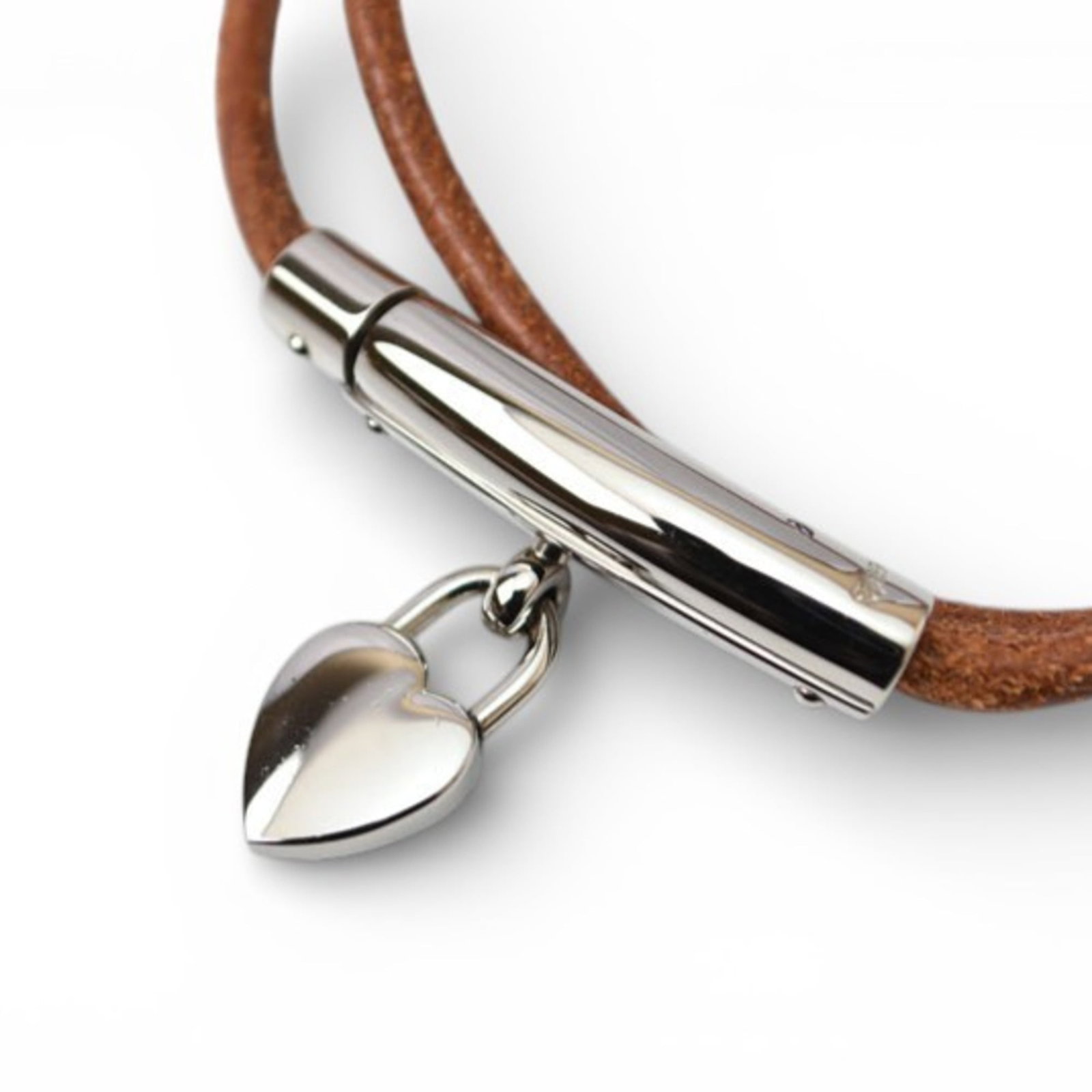Leather Hermes Bangle - 5
