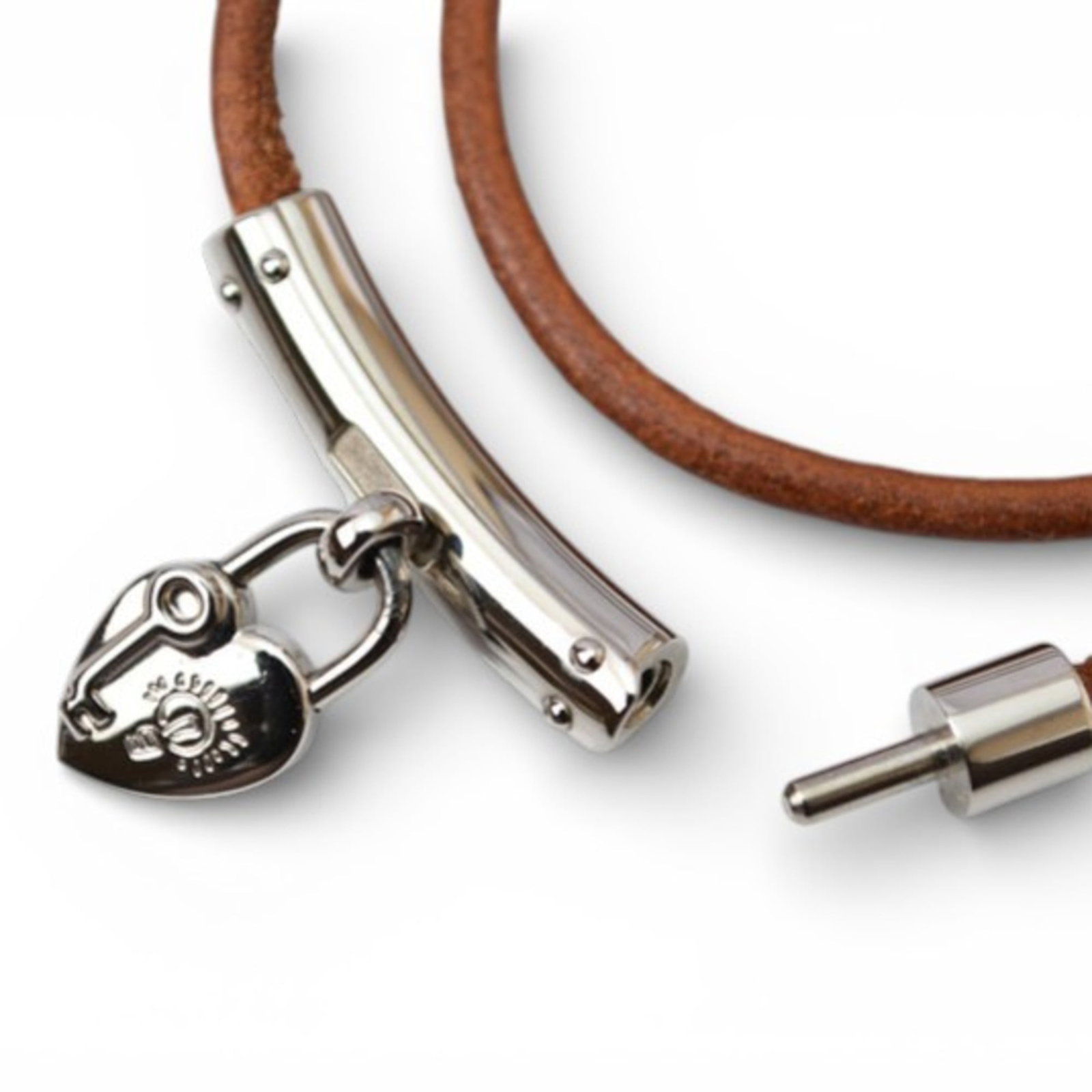 Leather Hermes Bangle - 6