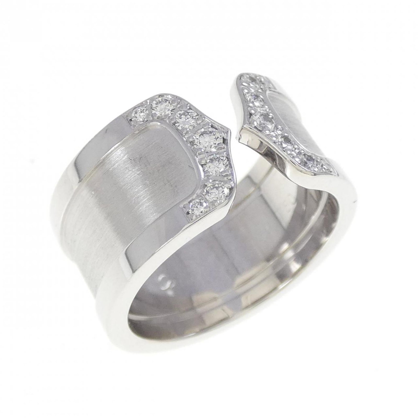 Cartier 18k White Gold Band Ring: Cartier 18k White Gold Band Ring Elevate your style with this exquisite Cartier 18k white gold band ring, boasting a sleek and sophisticated design that exudes luxury. With its high-quality 18k white