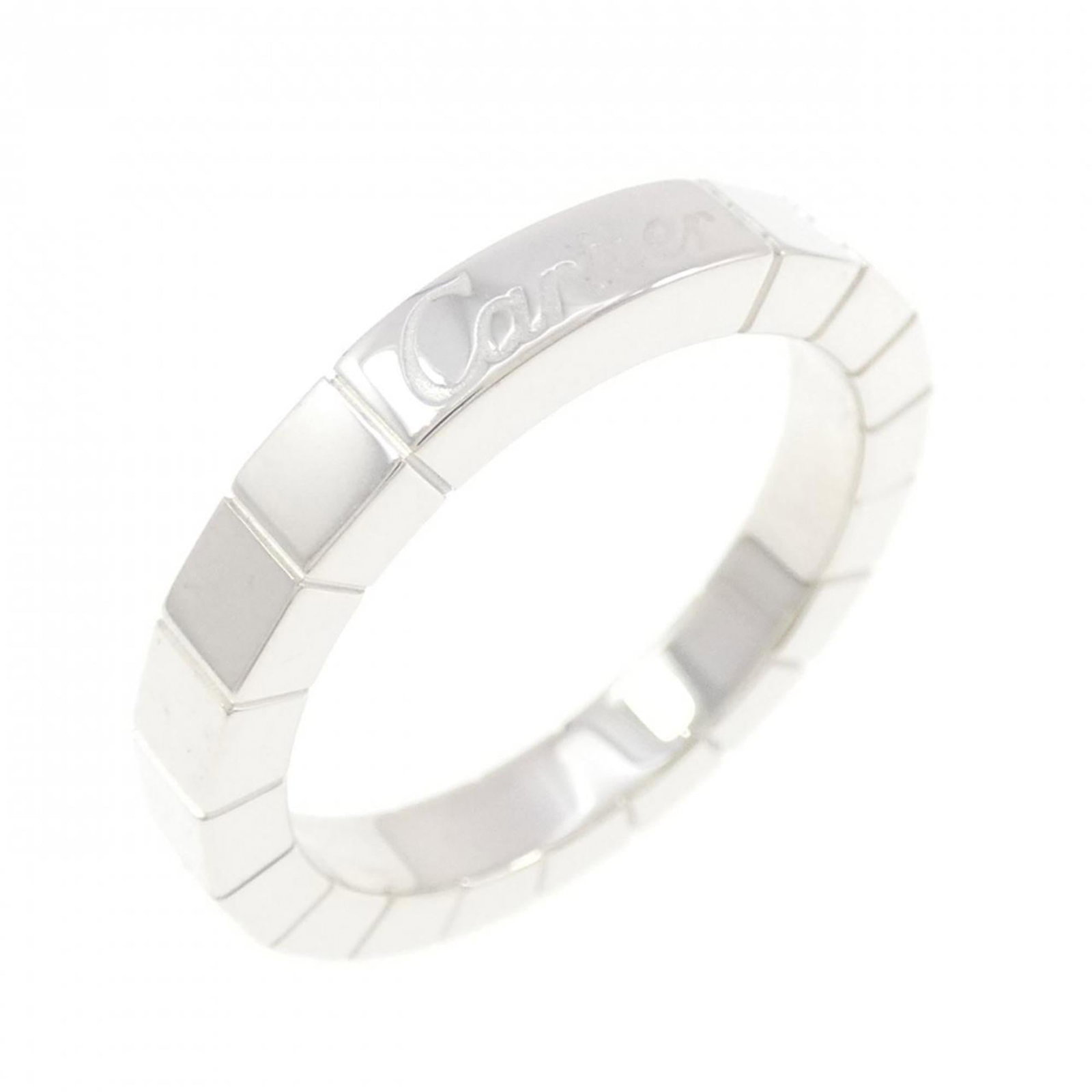 Cartier 18k White Gold Band Ring: Cartier 18k White Gold Band Ring A stunning Cartier band ring in 18k white gold, perfect for adding a touch of timeless elegance to any outfit. With its sleek design and premium materials, this ring i