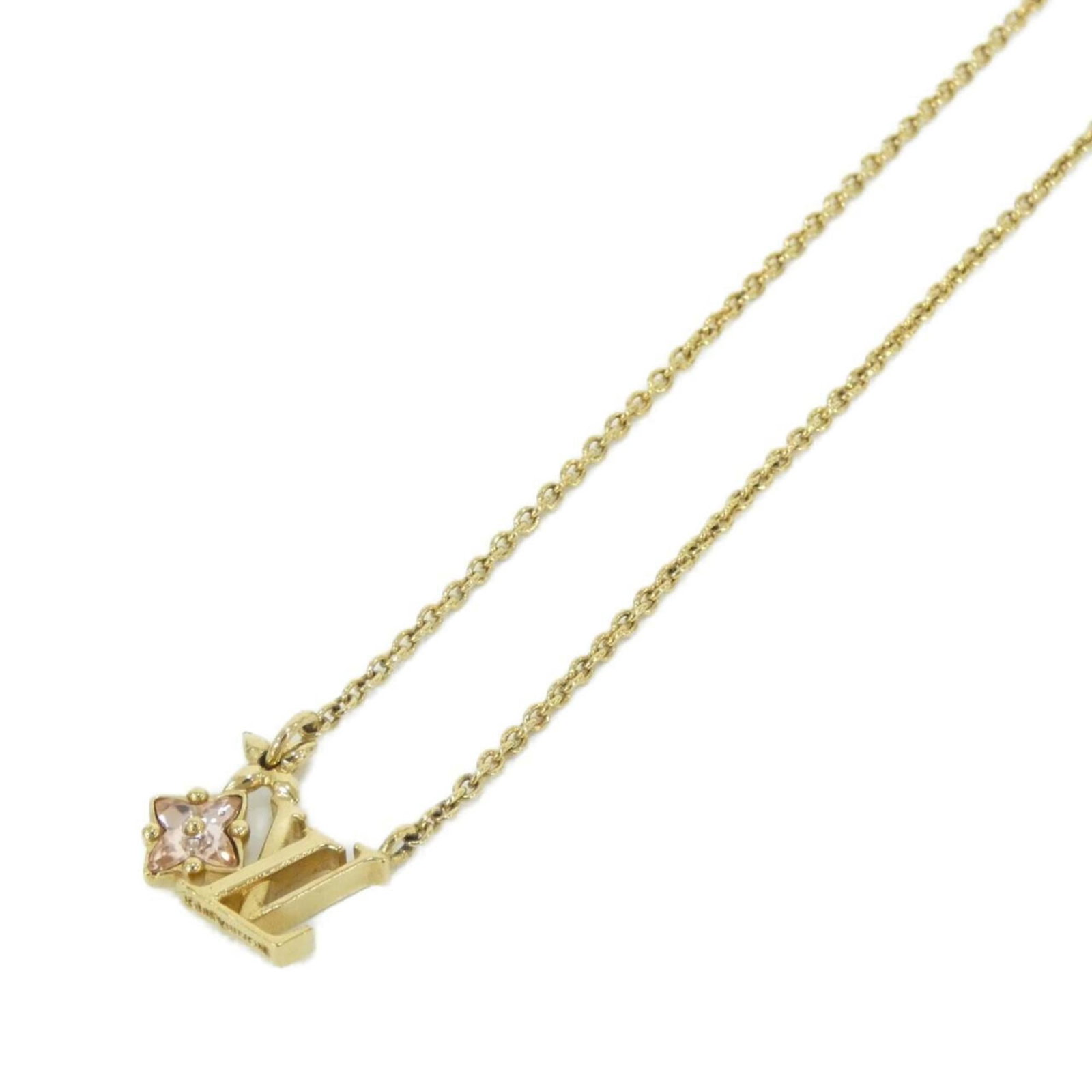 Necklace Louis Vuitton Collier Lulugram M00783: Necklace Louis Vuitton Collier Lulugram M00783 A stunning Louis Vuitton Collier necklace, perfect for adding a touch of luxury to any outfit, boasts a sleek gold and rose hue that exudes sophisticatio