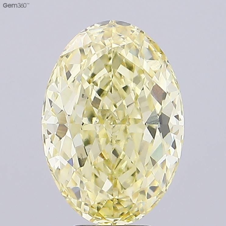 IGI Oval 7.15ct Fancy Intense Yellow VVS2 Loose Lab Diamond (1 of 1)