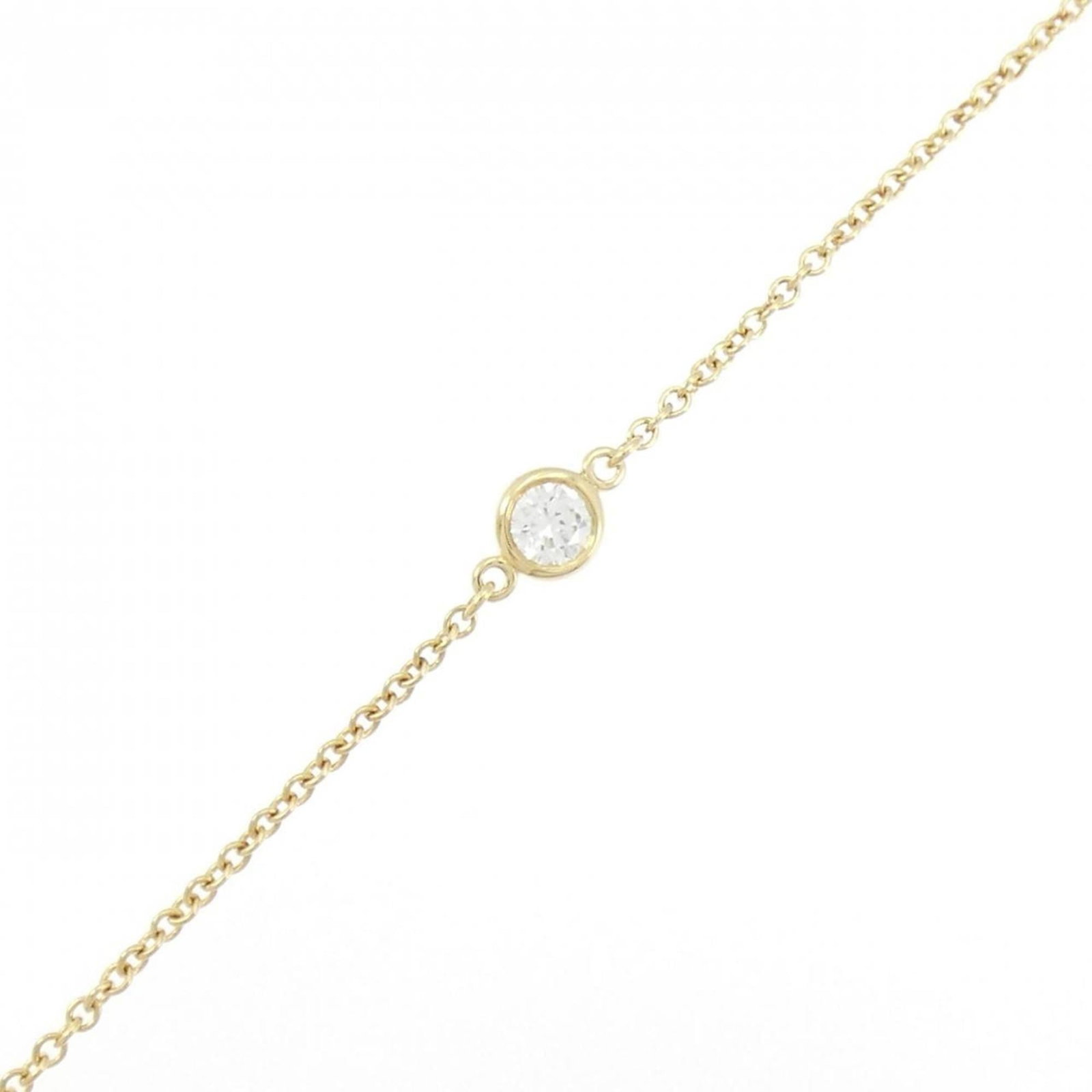 (18K) Tiffany Charm Bracelet Yellow Gold: (18K) Tiffany Charm Bracelet Yellow Gold A timeless piece of elegance, the (18K) Tiffany Charm Bracelet Yellow Gold boasts 18k yellow gold craftsmanship and a touch of sophistication with its diamond