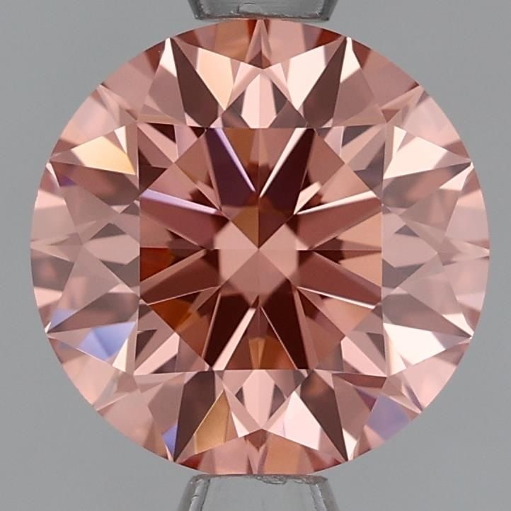IGI Round 1.27ct Fancy Intense Pink VVS2 Ideal Loose Lab Diamond: IGI Round 1.27ct Fancy Intense Pink VVS2 Ideal Loose Lab Diamond Experience the beauty of nature in a lab-grown diamond, certified by IGI as Fancy Intense Pink with VVS2 clarity and EX polish. This