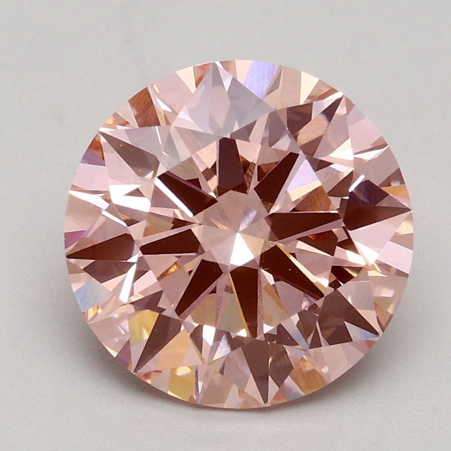 IGI Round 2.27ct Fancy Intense Pink VVS2 Loose Lab Diamond: IGI Round 2.27ct Fancy Intense Pink VVS2 Loose Lab Diamond Experience the rare beauty of a Fancy Intense Pink diamond, one of the most vibrant and coveted colors in nature. This stunning 2.27ct