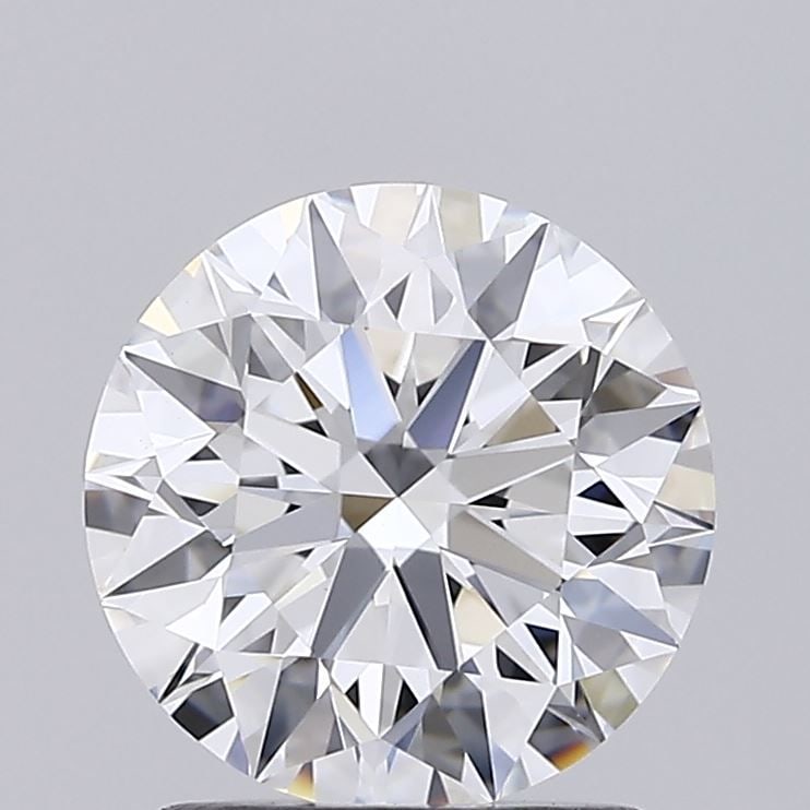 IGI Round 1.55ct D VVS2 Ideal Loose Lab Diamond: IGI Round 1.55ct D VVS2 Ideal Loose Lab Diamond A rare and exceptional lab-grown diamond, certified by the International Gemological Institute (IGI), boasts a stunning 1.55 carat round cut with a D co