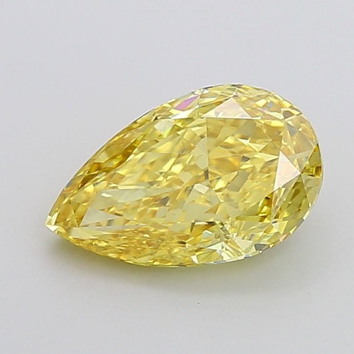 Loose Lab Diamond - IGI Pear 5.04ct Fancy Vivid Yellow VVS2: Loose Lab Diamond - IGI Pear 5.04ct Fancy Vivid Yellow VVS2 Experience the brilliance of a lab-grown diamond, certified by IGI as a Fancy Vivid Yellow gemstone with exceptional clarity and cut. This s
