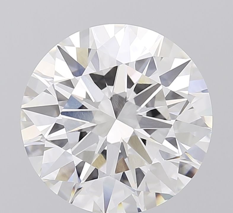 IGI Round 4.05ct F VVS2 Ideal Loose Lab Diamond: IGI Round 4.05ct F VVS2 Ideal Loose Lab Diamond Experience the brilliance of a lab-grown diamond, certified by IGI as an Ideal Round Brilliant with exceptional clarity (VVS2) and color (F). This