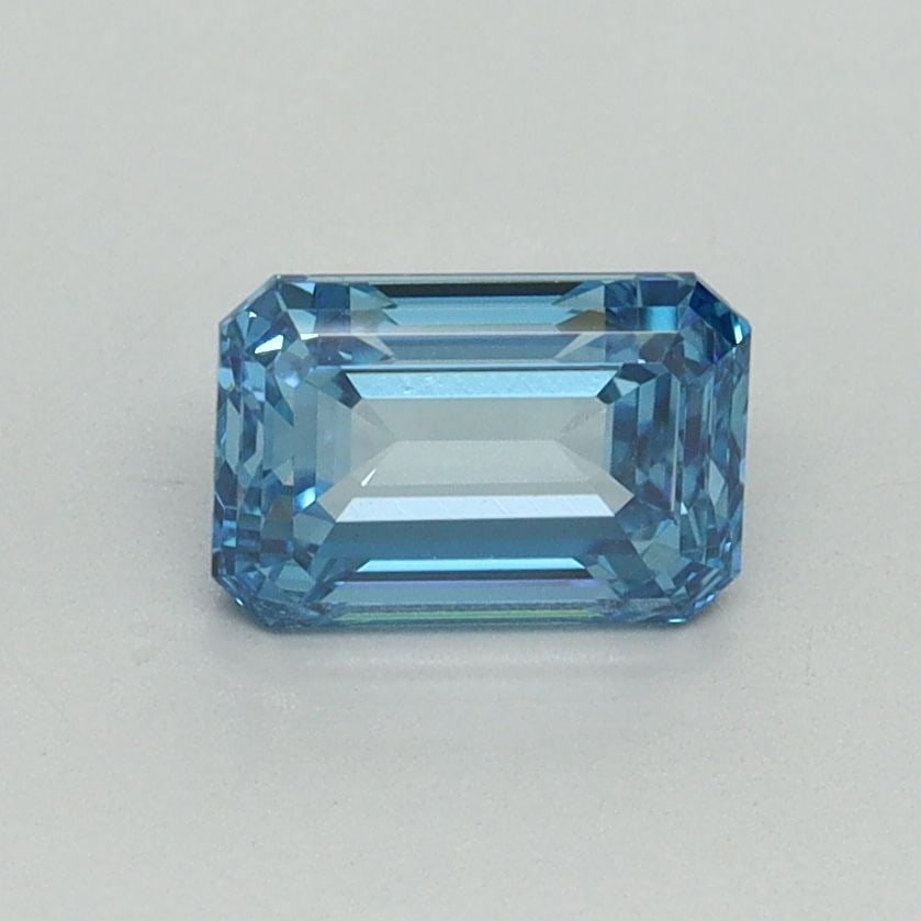 Loose Lab Diamond - IGI Emerald 1.02ct Fancy Vivid Blue VVS2: Loose Lab Diamond - IGI Emerald 1.02ct Fancy Vivid Blue VVS2 Experience the breathtaking beauty of a lab-grown diamond, certified by the International Gemological Institute (IGI) as Fancy Vivid Blue,