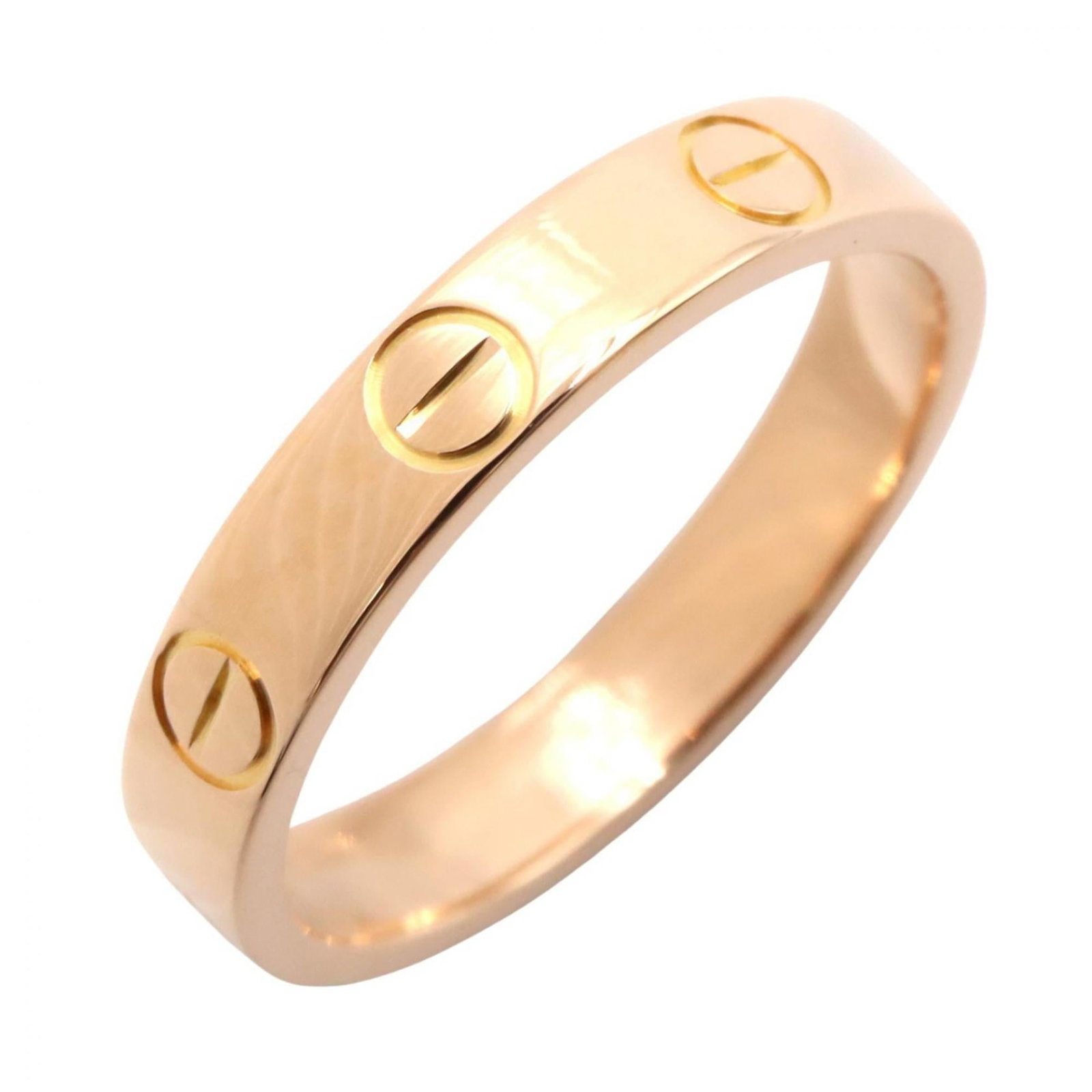 Pink Gold 18k Cartier Band Ring (1 of 6)
