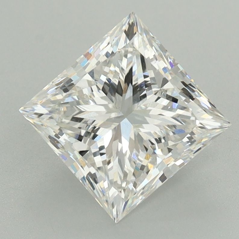 IGI Princess 2.23ct F VVS2 Loose Lab Diamond: IGI Princess 2.23ct F VVS2 Loose Lab Diamond A stunning lab-grown diamond, certified by the International Gemological Institute (IGI), boasts exceptional clarity and color with a VVS2 grade and an F