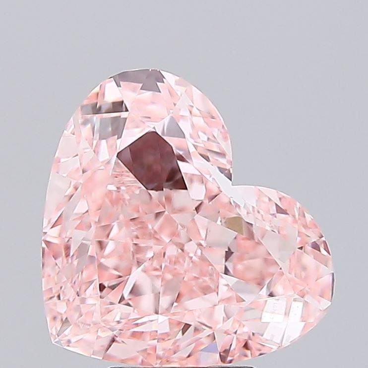 IGI Heart 5.32ct Fancy Vivid Pink VVS2 Loose Lab Diamond: IGI Heart 5.32ct Fancy Vivid Pink VVS2 Loose Lab Diamond Experience the breathtaking beauty of a lab-grown Fancy Vivid Pink diamond, certified by IGI as VVS2 in clarity and EX in polish and symmetry.