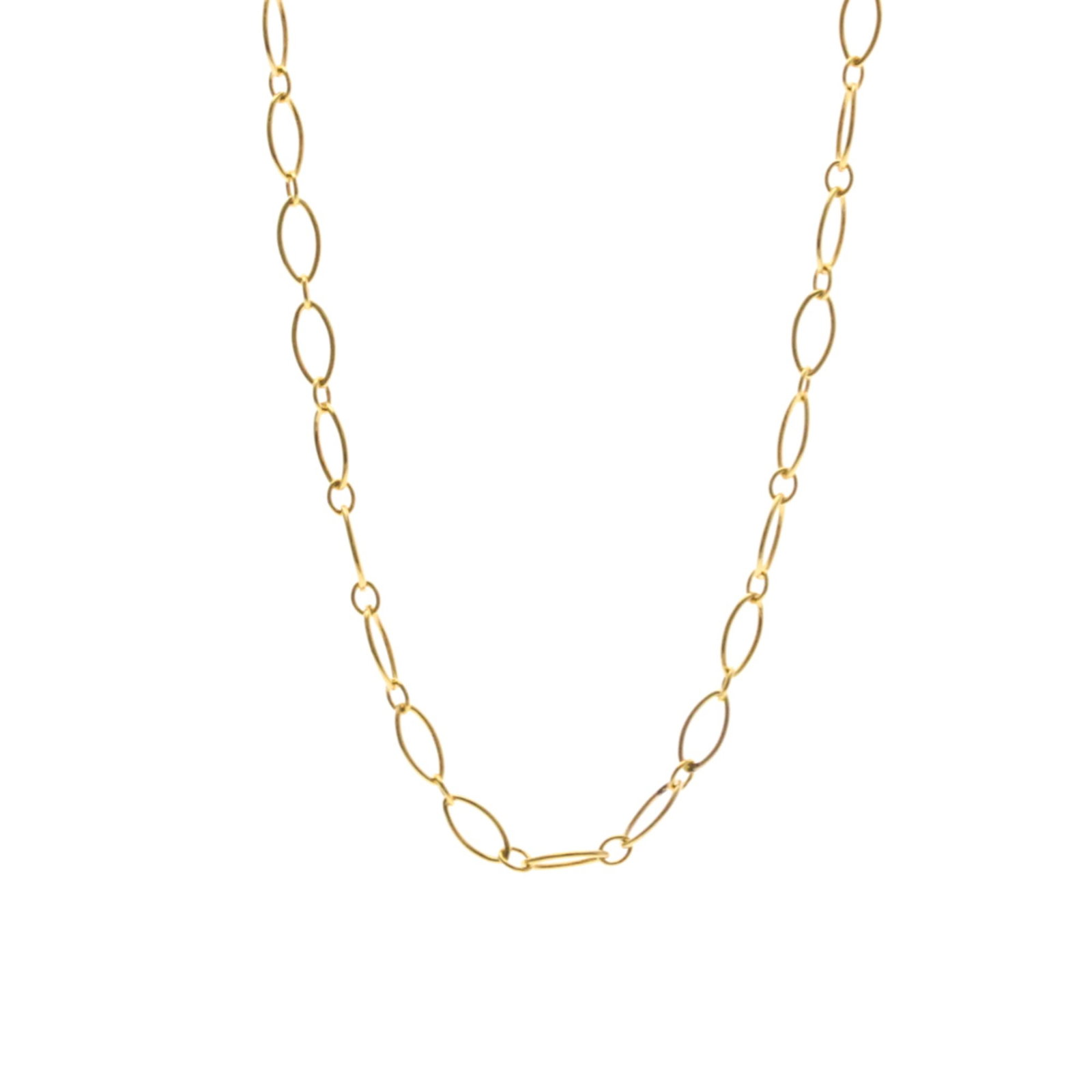 Tiffany Oval Link Necklace Pink Gold (18K) No Stone Women, Men Fashion Pendant (Pink Gold): Tiffany Oval Link Necklace Pink Gold (18K) No Stone Women, Men Fashion Pendant (Pink Gold) Elevate your style with the iconic Tiffany Oval Link Necklace in pink gold, a timeless fashion pendant that e