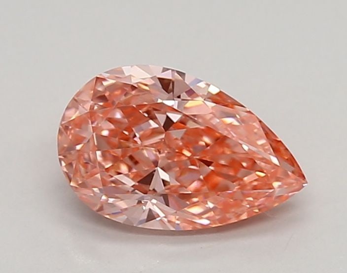 Loose Lab Diamond - IGI Pear 0.92ct Fancy Vivid Pink VVS2: Loose Lab Diamond - IGI Pear 0.92ct Fancy Vivid Pink VVS2 Experience the breathtaking beauty of a lab-grown diamond, certified by the International Gemological Institute (IGI) as Fancy Vivid Pink, wit
