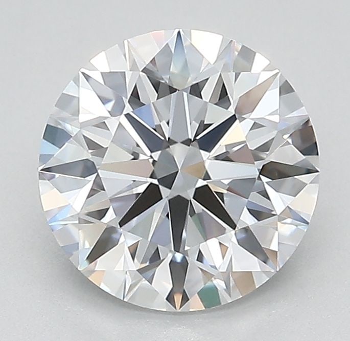 IGI Round 2.09ct E IF Ideal Loose Lab Diamond: IGI Round 2.09ct E IF Ideal Loose Lab Diamond Experience the brilliance of a lab-grown diamond, certified by IGI as an Ideal round cut with exceptional clarity and polish. This 2.09ct E color, IF