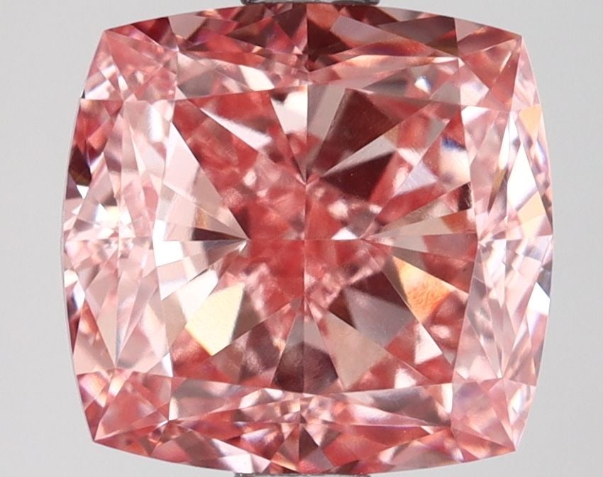 Loose Lab Diamond - IGI Cushion Modified 2.52ct Fancy Vivid Pink VVS2: Loose Lab Diamond - IGI Cushion Modified 2.52ct Fancy Vivid Pink VVS2 Experience the rare beauty of a lab-grown diamond, certified by IGI as a Fancy Vivid Pink gemstone. This stunning 2.52ct