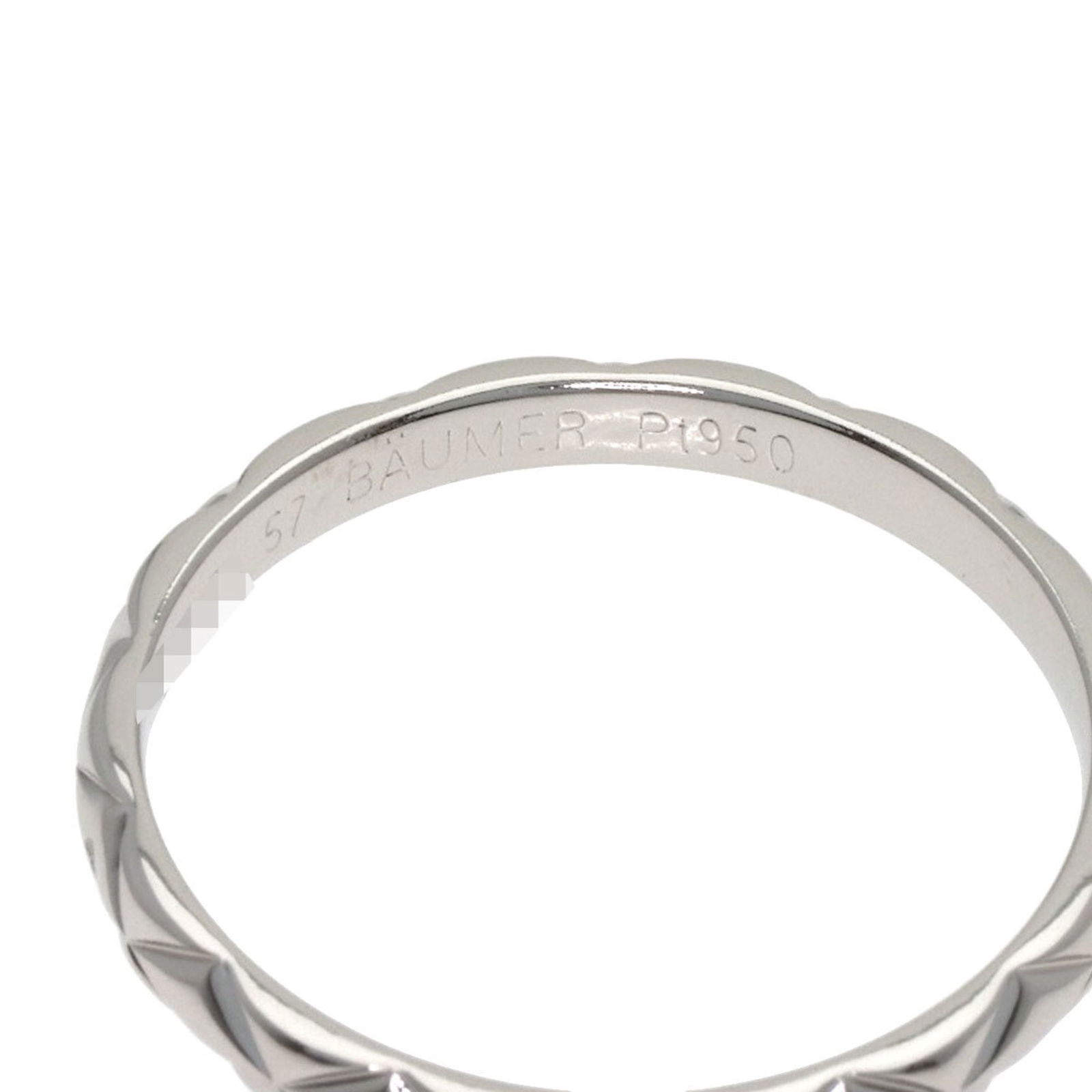 Chanel 950 Platinum Band Ring - 5