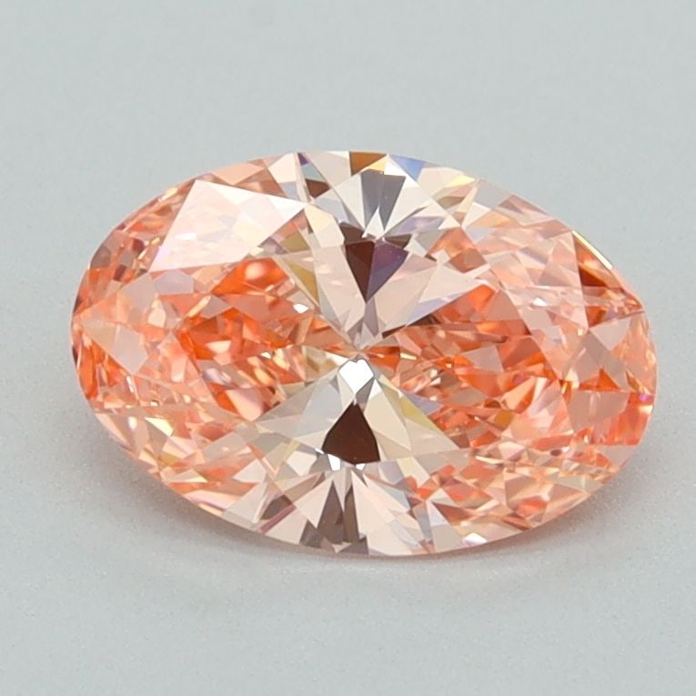 IGI Oval 1.18ct Fancy Vivid Pink VVS2 Loose Lab Diamond: IGI Oval 1.18ct Fancy Vivid Pink VVS2 Loose Lab Diamond Experience the rare beauty of a Fancy Vivid Pink diamond, one of the most coveted colors in nature. This stunning 1.18ct lab-grown gem boasts ex