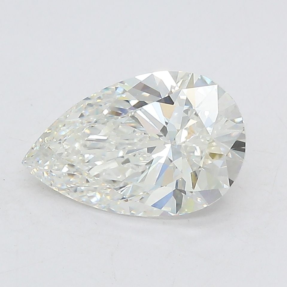 Loose Lab Diamond - IGI Pear 2.03ct F VVS2: Loose Lab Diamond - IGI Pear 2.03ct F VVS2 A stunning lab-grown pear diamond, certified by the International Gemological Institute (IGI), boasts exceptional clarity and color. Weighing in at 2.03 cara