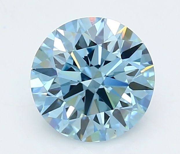 IGI 2.0ct Fancy Vivid Blue VVS2 Round Loose Lab Diamond: IGI 2.0ct Fancy Vivid Blue VVS2 Round Loose Lab Diamond A rare and breathtakingly beautiful Fancy Vivid Blue diamond, certified by the International Gemological Institute (IGI), boasts exceptional cla