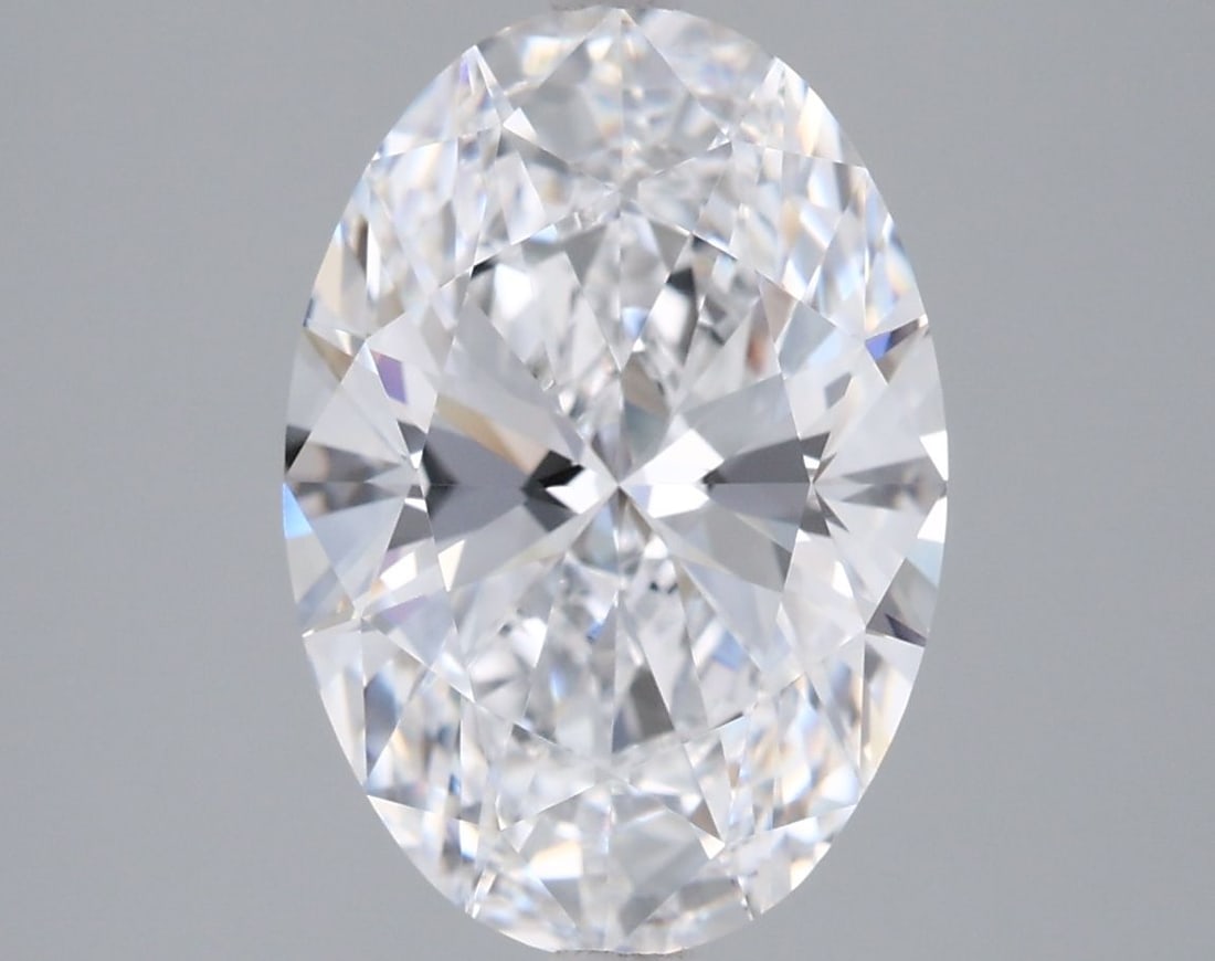 IGI Oval 3.05ct D VVS2 Loose Lab Diamond: IGI Oval 3.05ct D VVS2 Loose Lab Diamond A rare opportunity to own a truly unique and exceptional diamond, this 3.05ct IGI Oval lab-grown gem boasts an impressive D color grade, VVS2 clarity, and EX