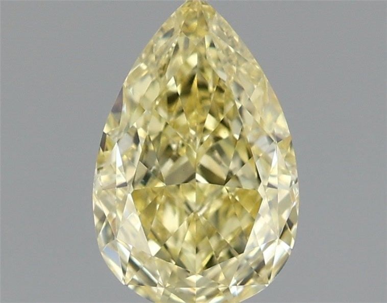 Loose Lab Diamond - IGI Pear 1.3ct Fancy Intense Yellow VVS2: Loose Lab Diamond - IGI Pear 1.3ct Fancy Intense Yellow VVS2 A rare and vibrant gem, this 1.3ct Fancy Intense Yellow Lab diamond boasts exceptional clarity (VVS2) and luster (EX), with a rich, sunny c