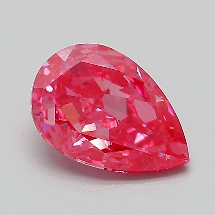 Loose Lab Diamond - IGI Pear 1.04ct Fancy Vivid Pink VVS2: Loose Lab Diamond - IGI Pear 1.04ct Fancy Vivid Pink VVS2 Experience the beauty of a lab-grown diamond, certified by the International Gemological Institute (IGI) as Fancy Vivid Pink with exceptional