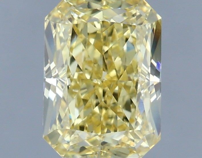 IGI Radiant 1.2ct Fancy Intense Yellow VVS2 Loose Lab Diamond: IGI Radiant 1.2ct Fancy Intense Yellow VVS2 Loose Lab Diamond Experience the vibrant warmth of a genuine lab-grown Fancy Intense Yellow diamond, boasting exceptional clarity and polish in its 1.2ct VV