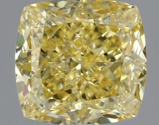 Loose 1.09ct Fancy Intense Yellow VVS2 IGI Cushion Diamond: Loose 1.09ct Fancy Intense Yellow VVS2 IGI Cushion Diamond Experience the vibrant warmth of a Fancy Intense Yellow diamond, one of the rarest and most coveted colors in nature. This exceptional 1.09ct