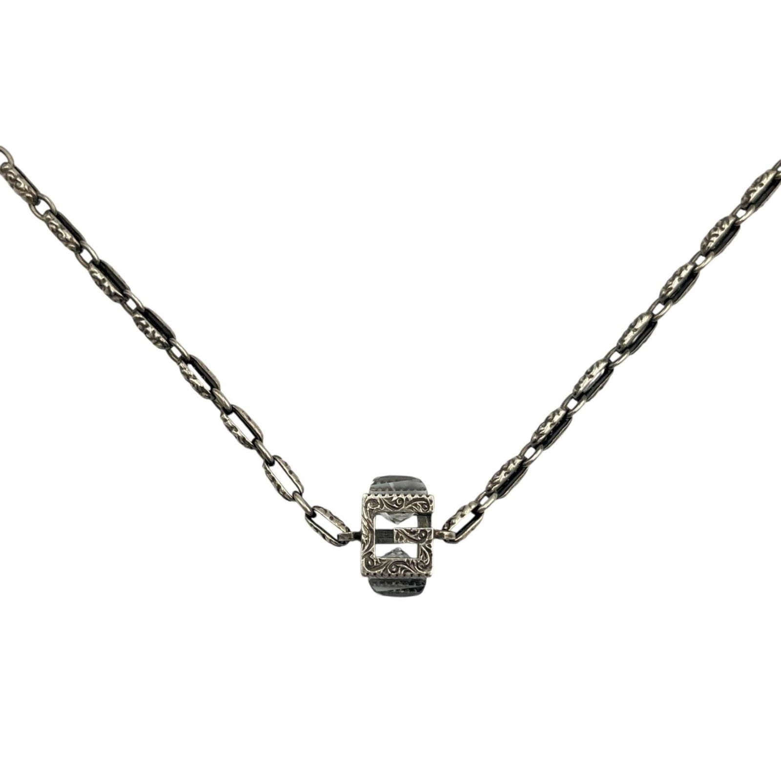 Men Gucci G-Cube Square Necklace in Silver 925 for: Men Gucci G-Cube Square Necklace in Silver 925 for A sleek and sophisticated accessory, the Gucci G-Cube Square Necklace in Silver 925 boasts a timeless design with clean lines and a modern aesthetic.