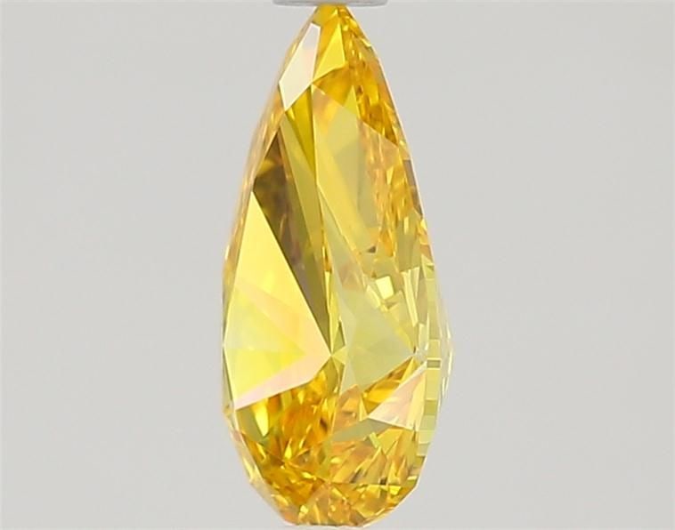Loose Lab Diamond - IGI Pear 1.06ct Fancy Vivid Yellow VVS2: Loose Lab Diamond - IGI Pear 1.06ct Fancy Vivid Yellow VVS2 Experience the brilliance of nature's own sunshine with this stunning 1.06ct Fancy Vivid Yellow lab-grown diamond, certified by IGI and boas