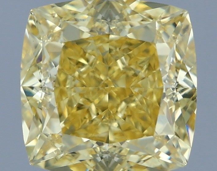 Loose Lab Diamond - IGI Cushion Modified 1.74ct Fancy Intense Yellow VVS2: Loose Lab Diamond - IGI Cushion Modified 1.74ct Fancy Intense Yellow VVS2 Experience the warmth and vibrancy of a genuine lab-grown diamond, certified by IGI as a Fancy Intense Yellow gemstone with ex