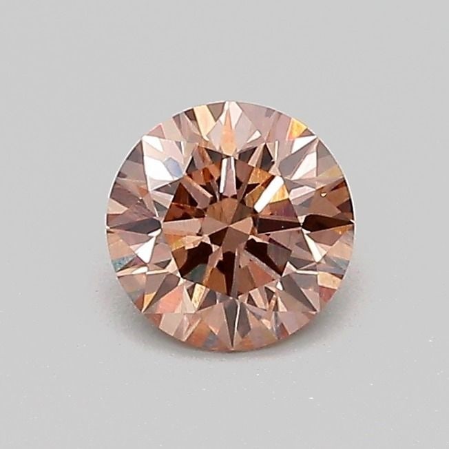 IGI Round 0.52ct Fancy Brown VVS2 Ideal Loose Lab Diamond: IGI Round 0.52ct Fancy Brown VVS2 Ideal Loose Lab Diamond Experience the beauty of a lab-grown diamond, certified by IGI and boasting exceptional clarity with a VVS2 grade. This 0.52ct Fancy Brown gem
