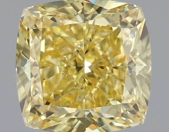 Loose Lab Diamond - IGI Cushion Modified 1.36ct Fancy Intense Yellow VVS2: Loose Lab Diamond - IGI Cushion Modified 1.36ct Fancy Intense Yellow VVS2 Experience the vibrant beauty of nature in a lab-grown diamond, certified by IGI as a Fancy Intense Yellow gemstone with excep