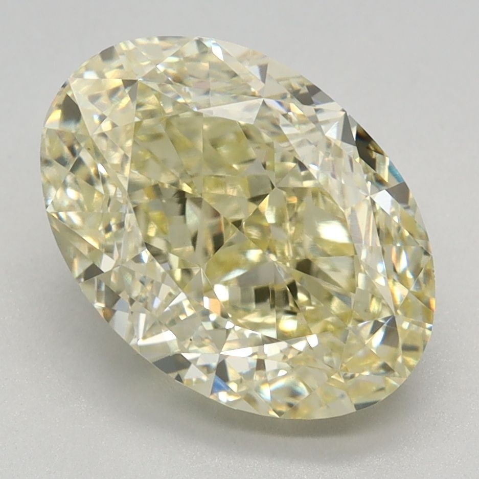 IGI Oval 3.14ct Fancy Yellow VVS2 Loose Lab Diamond: IGI Oval 3.14ct Fancy Yellow VVS2 Loose Lab Diamond Experience the rare beauty of a Fancy Yellow diamond, one of the most coveted colors in nature. This exquisite 3.14ct lab-grown gem boasts exception