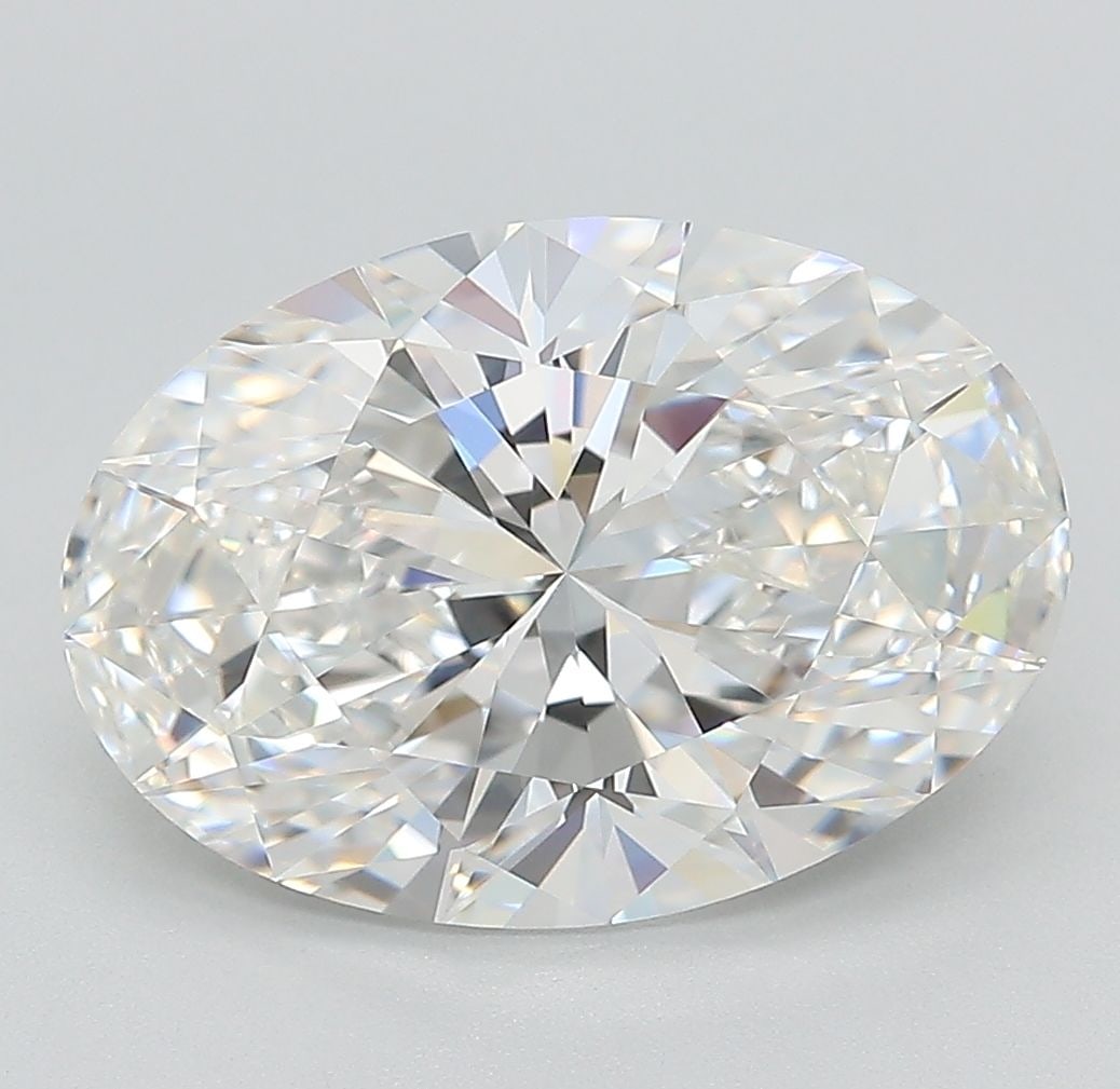 IGI Oval 4.24ct F IF Loose Lab Diamond: IGI Oval 4.24ct F IF Loose Lab Diamond Experience the beauty of nature, crafted with precision and care, is this stunning IGI Oval 4.24ct F IF Loose Lab Diamond. With its exceptional color (F), flawle