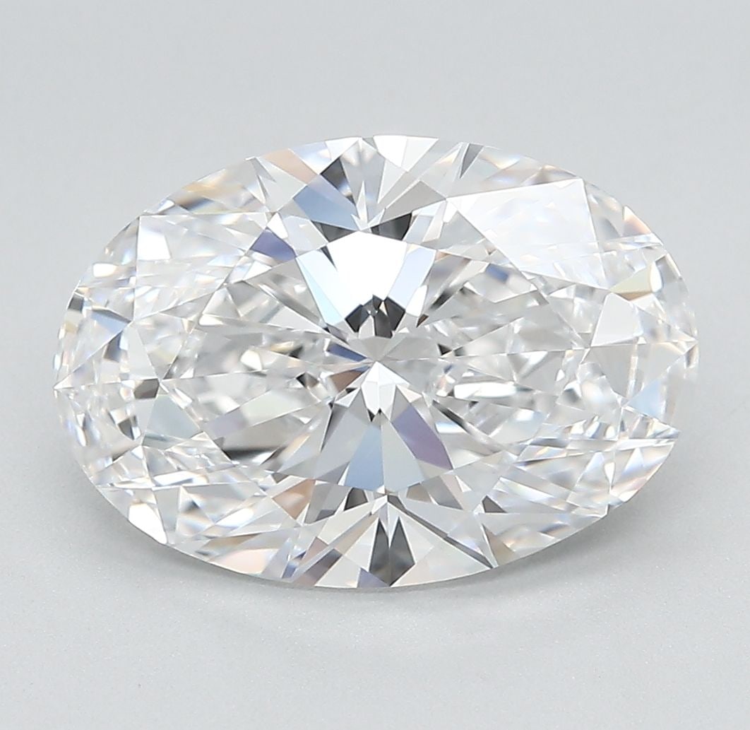 IGI Oval Diamond 4.16ct D IF Loose: IGI Oval Diamond 4.16ct D IF Loose Experience the exceptional beauty of this stunning IGI-certified oval diamond, boasting an impressive 4.16 carats of D color and IF clarity. Grown in a lab with prec