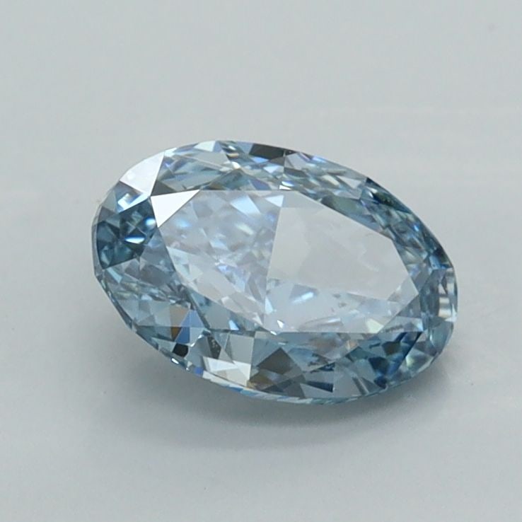 IGI Oval 1.03ct Fancy Vivid Blue VVS1 Loose Lab Diamond: IGI Oval 1.03ct Fancy Vivid Blue VVS1 Loose Lab Diamond Experience the unparalleled beauty of a Fancy Vivid Blue diamond, one of the rarest and most coveted colors in nature. This stunning 1.03ct IGI-