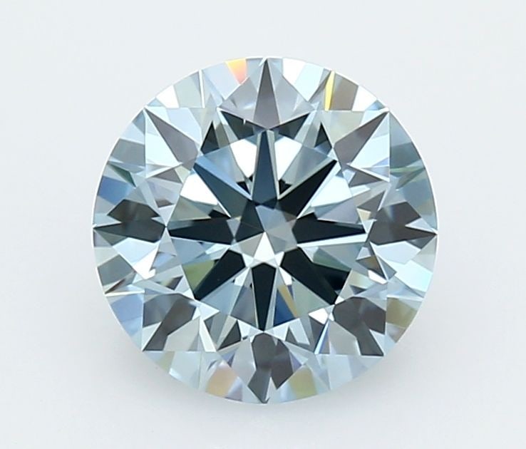 IGI Round 2.05ct Fancy Intense Blue VVS2 Ideal Loose Lab Diamond: IGI Round 2.05ct Fancy Intense Blue VVS2 Ideal Loose Lab Diamond Experience the rare beauty of a Fancy Intense Blue diamond, one of the most coveted colors in the world of gemstones. This stunning 2.0