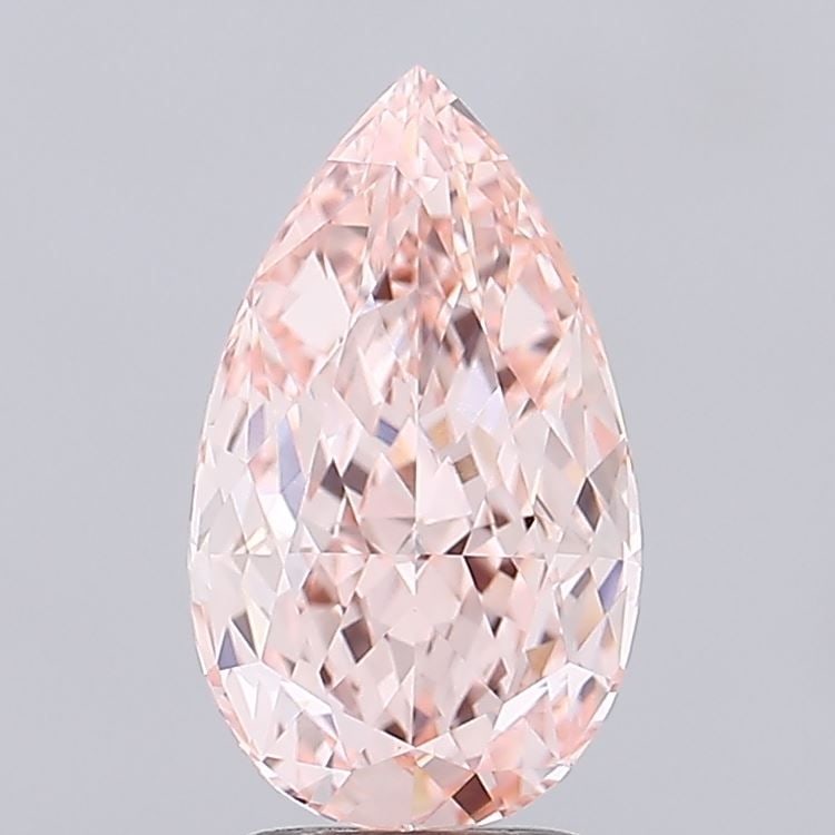 Loose Lab Diamond - IGI Pear 3.01ct Fancy Intense Pink VVS2: Loose Lab Diamond - IGI Pear 3.01ct Fancy Intense Pink VVS2 Experience the breathtaking beauty of this 3.01ct Fancy Intense Pink lab-grown diamond, certified by the International Gemological Institute