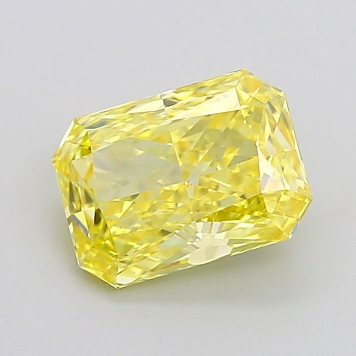 IGI Radiant 2.05ct Fancy Vivid Yellow VVS2 Loose Lab Diamond: IGI Radiant 2.05ct Fancy Vivid Yellow VVS2 Loose Lab Diamond Experience the vibrant beauty of a truly unique diamond, grown in a lab with precision and care. This 2.05ct Fancy Vivid Yellow VVS2 loose