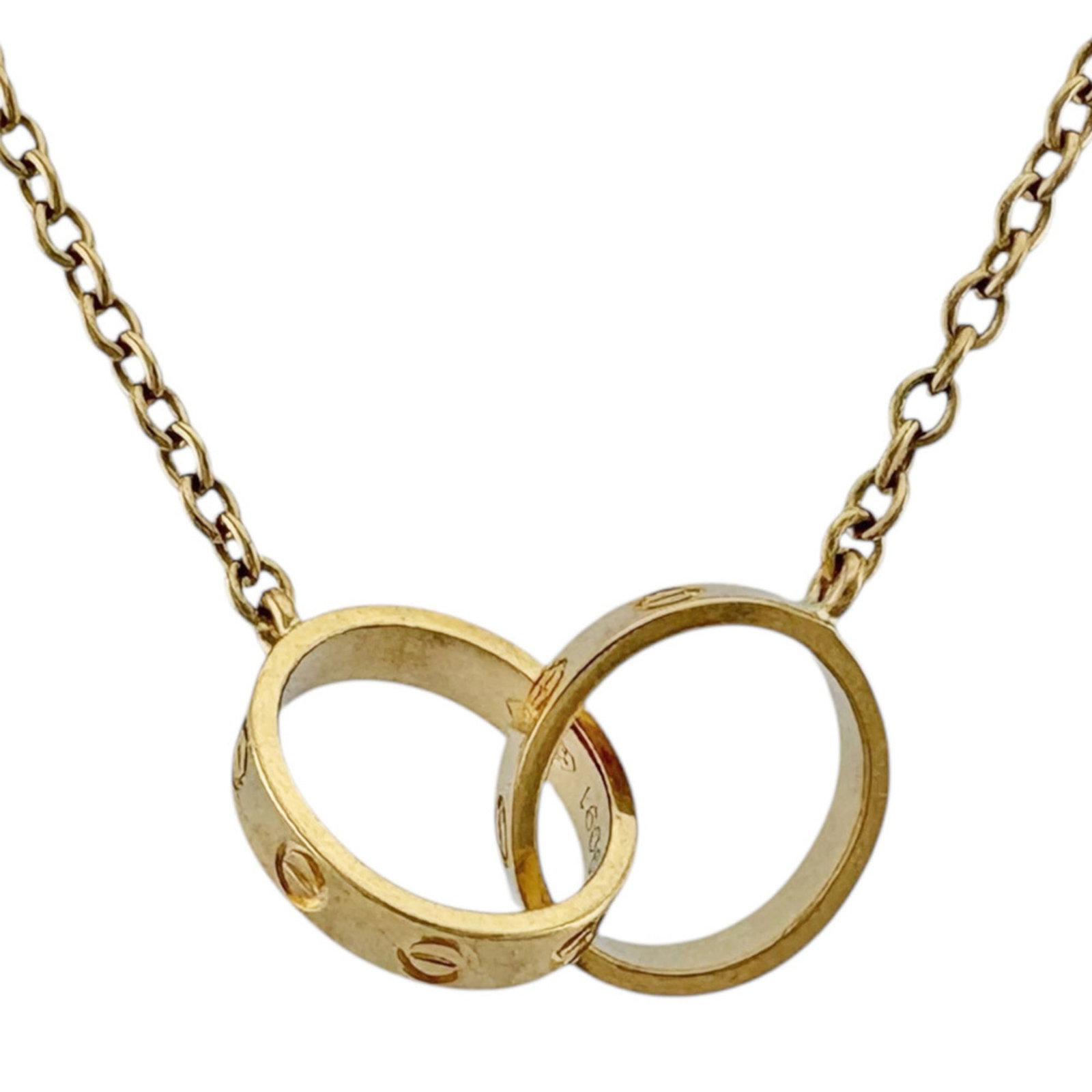 Pre-owned - Cartier Baby Love Necklace - 18k Gold - Women's: Pre-owned - Cartier Baby Love Necklace - 18k Gold - Women's Elevate your style with the iconic Cartier Baby Love Necklace, crafted from 18k yellow gold and boasting a timeless design that exudes luxur
