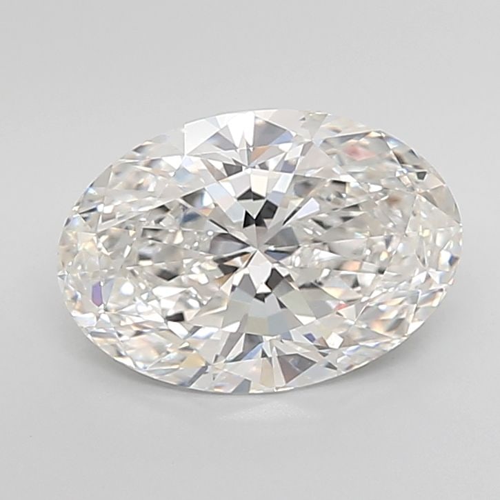 IGI Oval 4.78ct F VVS2 Loose Lab Diamond: IGI Oval 4.78ct F VVS2 Loose Lab Diamond Experience the beauty of a lab-grown diamond, certified by IGI as F color, VVS2 clarity, and EX polish and symmetry. This stunning 4.78ct oval cut diamond is