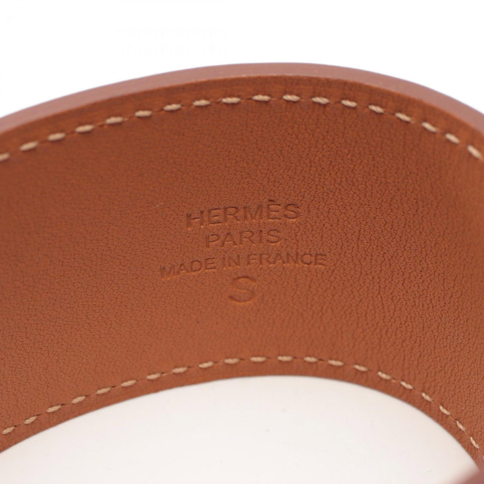 Leather Hermes Bangle - 4