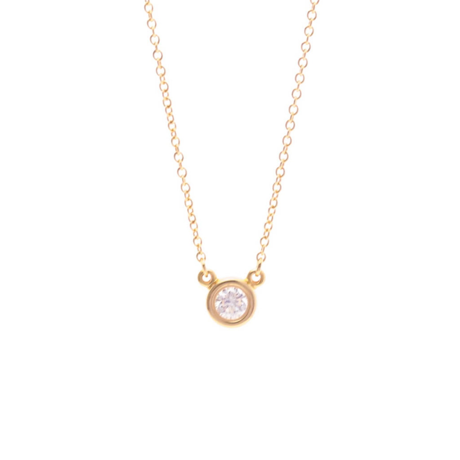 Women Fashion Pendant Necklace (Pink Gold) - Tiffany Diamonds By The Yard Pink Gold (18K) Diamond (1 of 16)