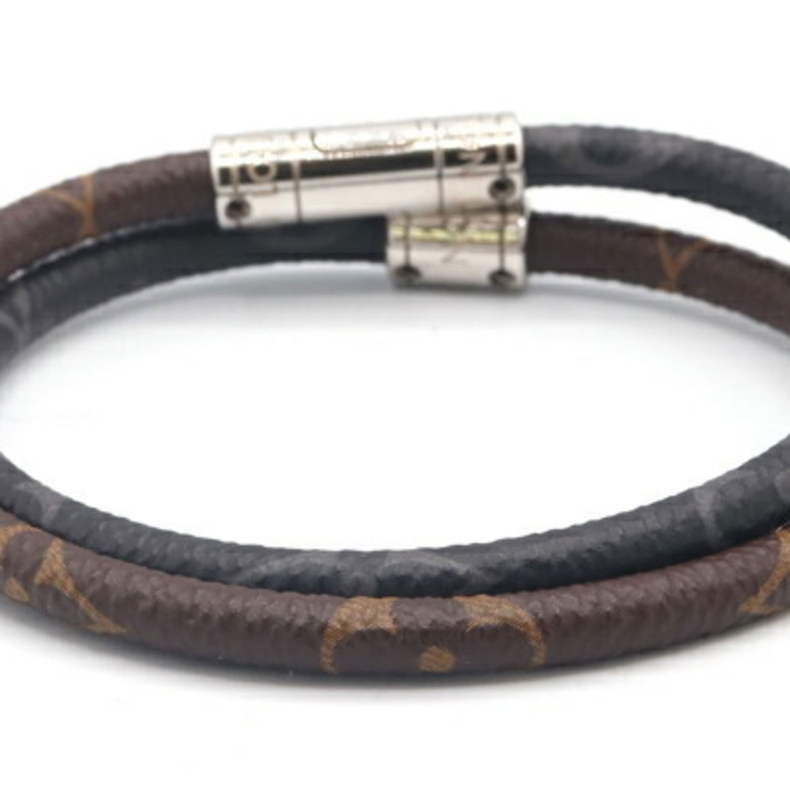 Louis Vuitton Monogram Eclipse Charm Bracelet (Canvas & Metal) - 2