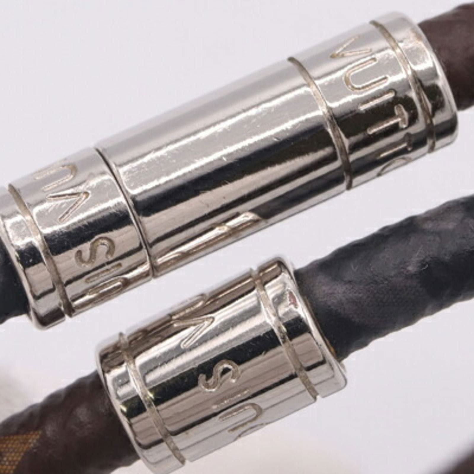 Louis Vuitton Monogram Eclipse Charm Bracelet (Canvas & Metal) - 4